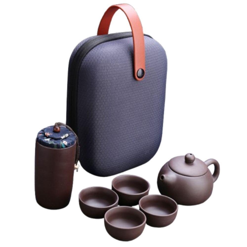 Teaware Teapot Teacup Kit Purple Clay Kung Fu Tea Cups Gift Chinese Tea Pot and Cup Set  Homes