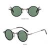 New Glasses Clear Lens Ocean Color Eyewear Driving Shades Punk Sun Glasses Small Round Sunglasses