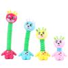 Pop Tube Giraffe Sensory Toys Stress Relief Decompression Stretched Cartoon Deer Fidget Toys For Kids Boys Girls Party Gifts