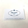 Prada 2ML317 Logo City Sports Zip Around Long Wallet Leather Black/blue
