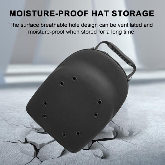 EVA Baseball Cap Storage Bag Large Capacity Zipper Portable Travel Breathable Men Women Peaked Hat Organizer Carrying Case