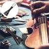 Violin Tailpiece Ebony Replacement String Board Violin Parts Accessory for Orchestral Strings Instrument4/4
