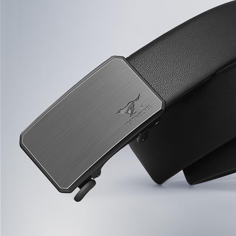 Septwolves Men's Automatic Buckle Leather Belt