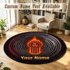 Round Rug Custom NameKenworth Pattern Non Slip Carpet Home Floor Decor