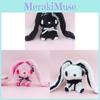 Plush Bear Keychain With Heart Eyes And Gothic Style For Kids And Teens