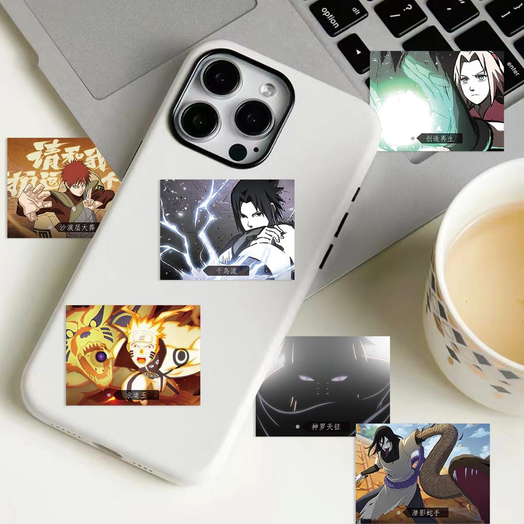 50pcs Naruto Ultimate Art Graffiti Stickers Waterproof Diy Decals For Laptop Phone Ipad Thermos Scooters Helmet Luggage Decor