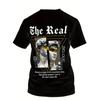 Realistic Print Men's Summer Sporty Comfortable T-Shirt with Mesh Fabric - Street Style, Round Neck, Short Sleeve, Suitable for Running and Daily Wear