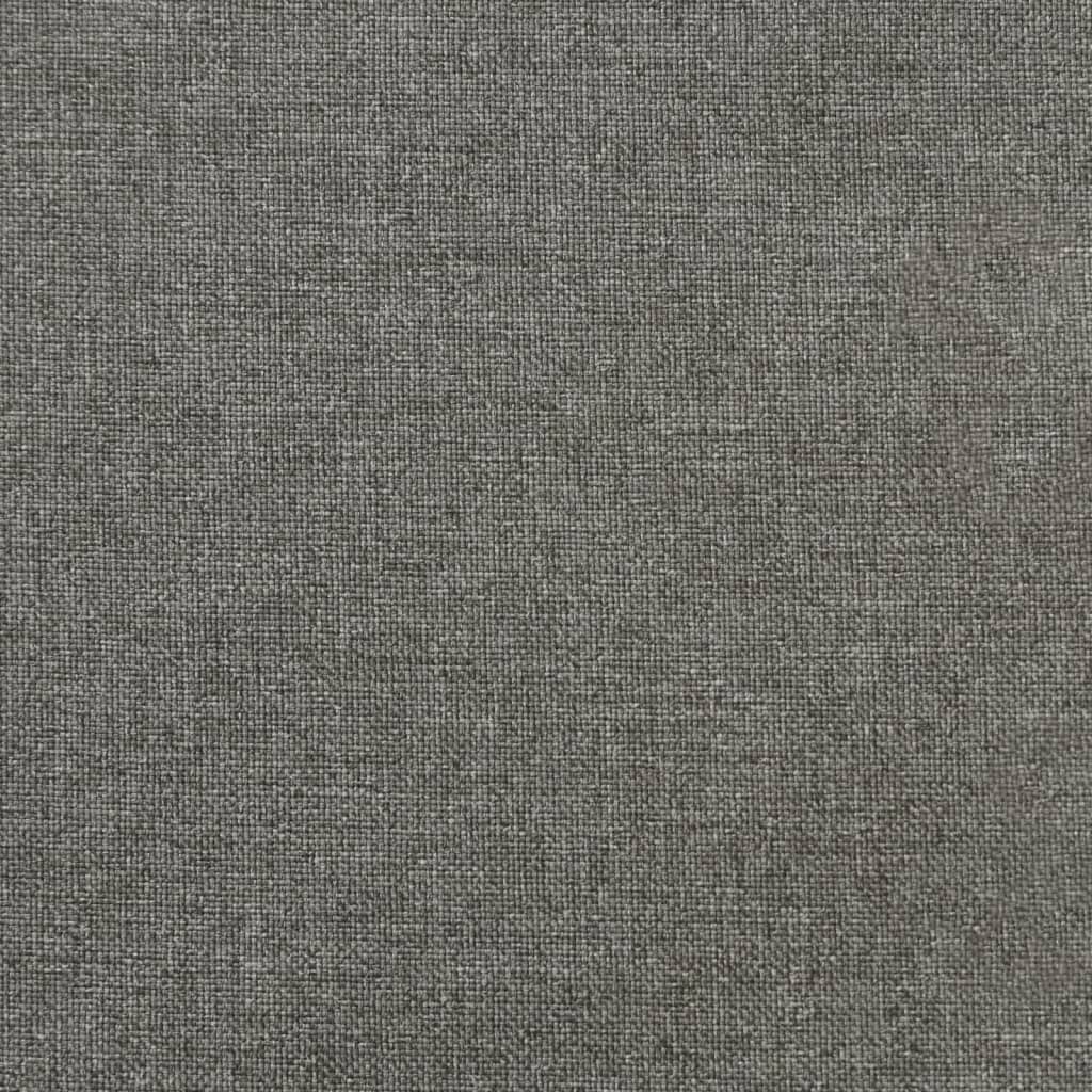 Low Backrest Cushions 2 Pcs. Dark Gray 100x50x4 Cm Fabric
