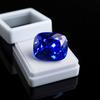 Natural Blue Tanzanite Loose Gemstone 17 Ct Cushion Cut Flawless for Jewelry Making and Crafts