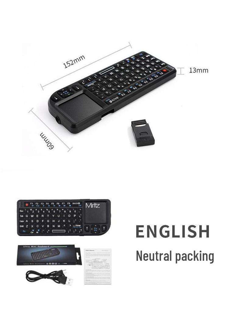 2025 Mini Wireless Keyboard & Touchpad Mouse Combo for Phone, Tablet, and Gaming