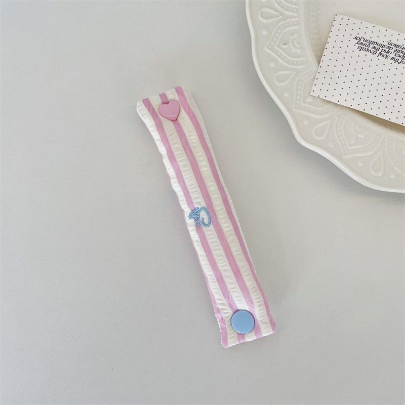 INS Style Fabric Cord Snap Tie Cute Data Cable Organizer Fixer Reusable Holder for Earphone Line Office Home Travel Daily Use