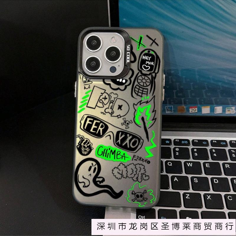 Ghost Phone iPhone15 Apple 14promax Phone Case 16pro/13 Colored Silver 12 Advanced 11 Explosion