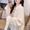 Purple Sun Protection Clothing for Women Spring and Summer New Design Lapel Casual Cardigan Jacket