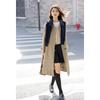 MOCANA Women's Korean Style Double-breasted Long Trench Coat