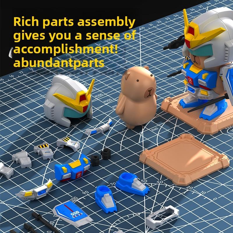 Capybara Magnetic Assembly Toy With Collectible Robot Model For Kids And Fans