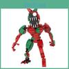Red Green Monster Assembly Building Block For Kids Diy Creative Toy Gift For Children