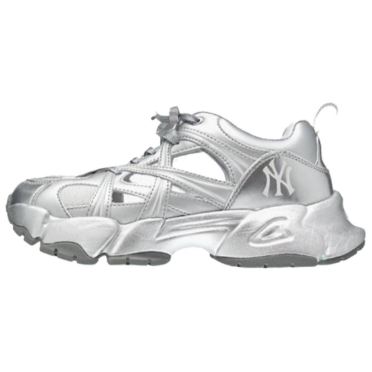 

MLB New York Yankees Synthetic Leather Slip Resistant And Breathable River Trekking Shoes Unisex Silver 3ASDPA363-50SIS 41
