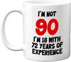 Birthday Birthday Gift Ceramic Coffee Mug 18 Years Of Experience Tea Mug