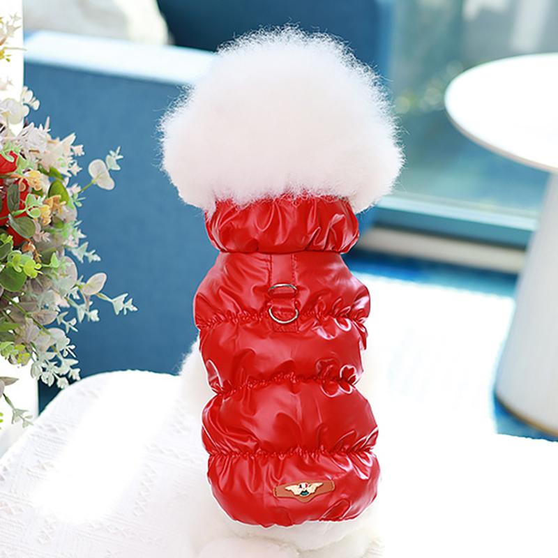 Orange Cat Down Jacket with Traction Buckle Winter Warm Pet Clothes for Cats Gotas Kitten Sphynx Coats Clothing vetement chat