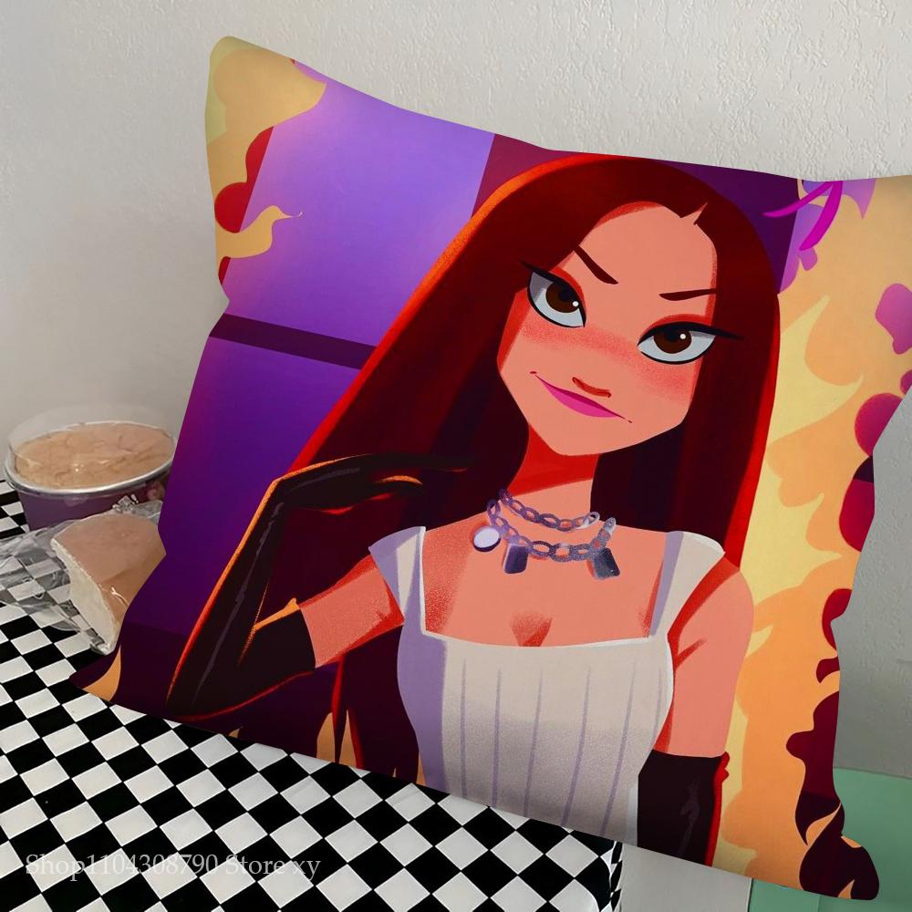 O-Olivia Singer R-Rodrigo Pillow Case Square Pillow Bedroom Sofa Leisure Comfort Cushion Car Living Room Home Decoration