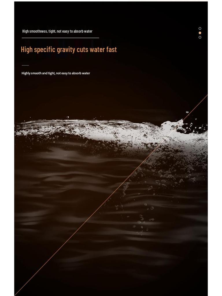 Superfine Black Dyneema Fly Fishing Leader: High-Strength, Ultra-Soft, Bite-Proof PE Line for Tilapia