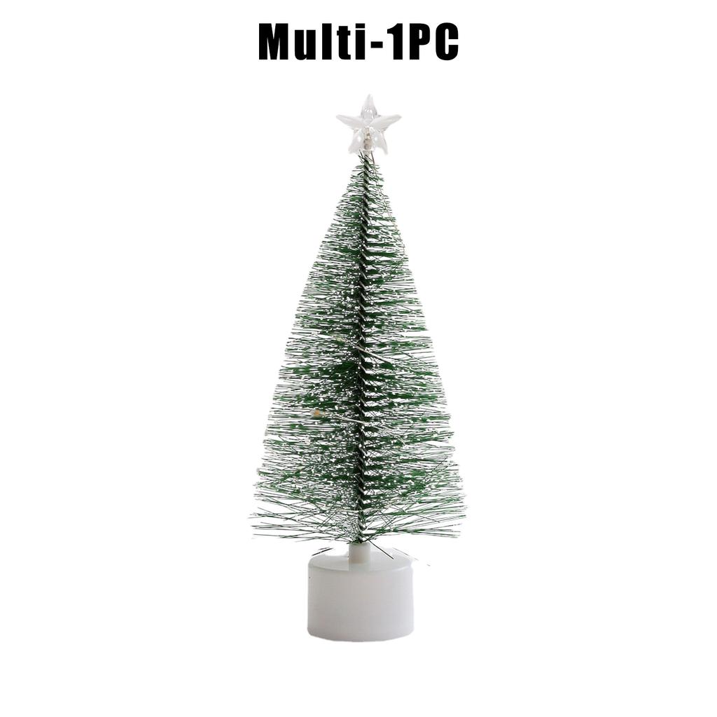 LED Rainbow Christmas Tree Light Up Holiday Gift Window Decor Kindergarten Atmosphere Decoration Lighting