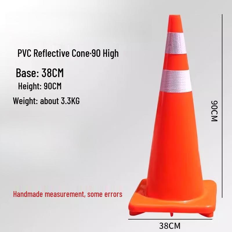 PVC Traffic Cone (10-Pack, 90cm)