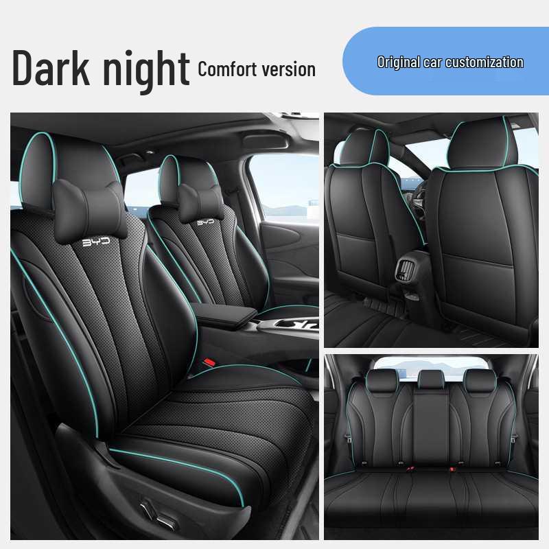 Coprisedile Auto Intelligente BYD Dolphin - Stagione Unica, Copertura Totale, Cuscino in Pelle Traspirante.