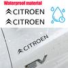 MGHK6 4pc Car Sticker Side Body Trunk Bumper Window Decoration Badge Decal For Citroen C1 C2 C3 C4 Picasso Berlingo C5 Aircross C4L C5