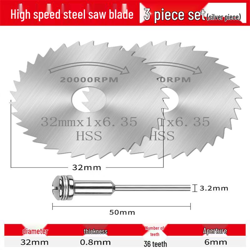 Matsuzaki High-Speed Steel Mini Circular Saw Blades for Drills