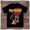 Pulp Fiction Retro Anni '90 Film Crime Grafica Maglietta Uomo Donna Vintage Culto Film Cotone Manica Corta
