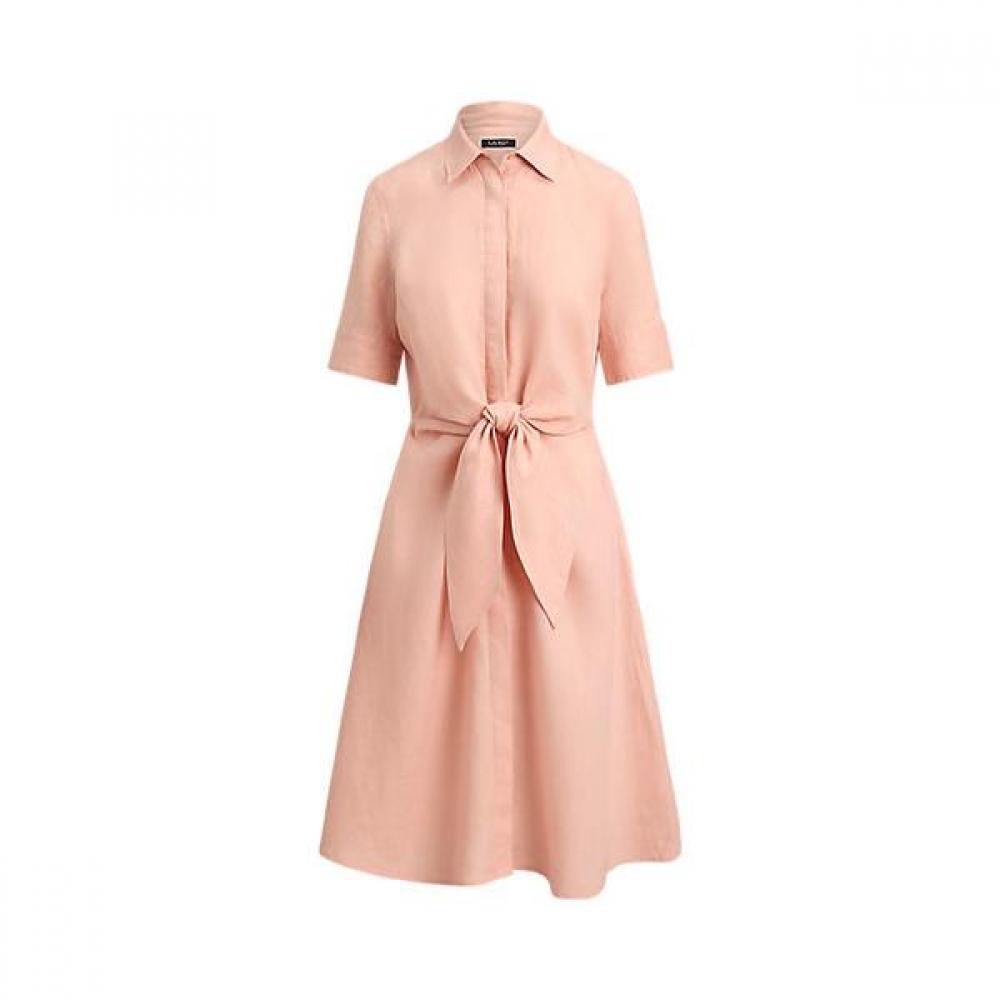 Lauren Ralph Lauren Linen Shirt Dress Wmlrdrss5020073650 0