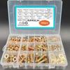 366pcs Metric Flange Bolt & Nut Set, M5 M6 M8 8.8 Serrated Hexagon Cap Flange Bolts with Hexagon Nuts, Steel Coarse Thread Faste