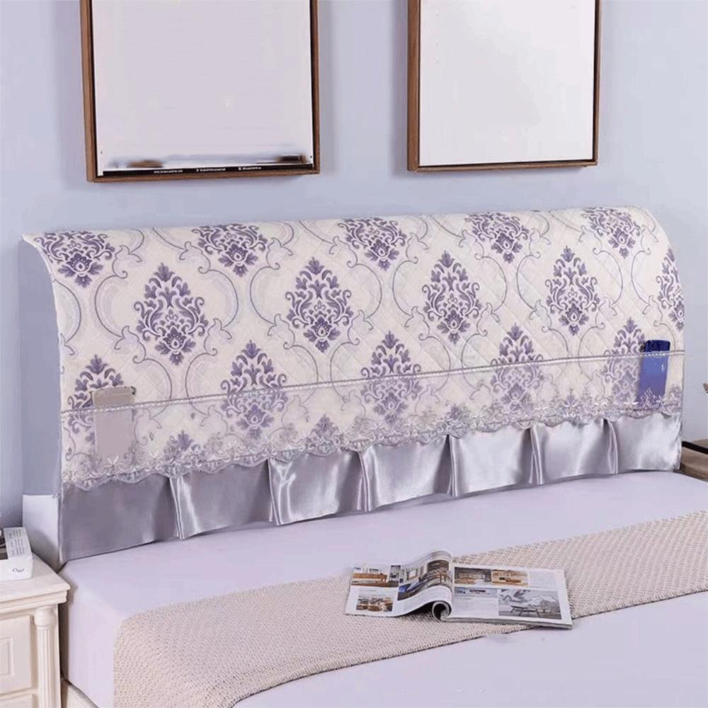 Lace Design Bedhead Cover Decorative Bedside Protector Backrest Cover  Home Protection