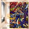 Y-Yu-Gi-0H Shower Curtain Bath Curtain Print Polyester Fabric Waterproof Bathroom Curtains With Hooks Bath Screen