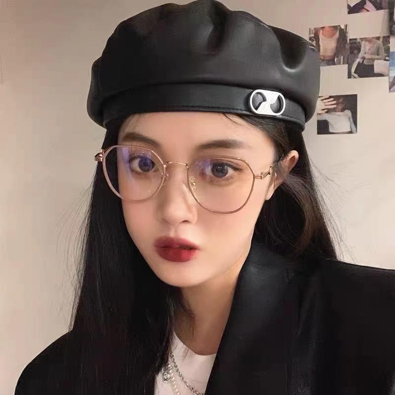 Fashion Rond Glasses Frame Eyewear Frame Metal Anti Blue Light Computer Glasses