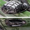 50cm X152cm PET High Glossy Quality Black Silver Forged Carbon Fiber Vinyl Car Wrap Film Self Adhesive Stickers with Air Release