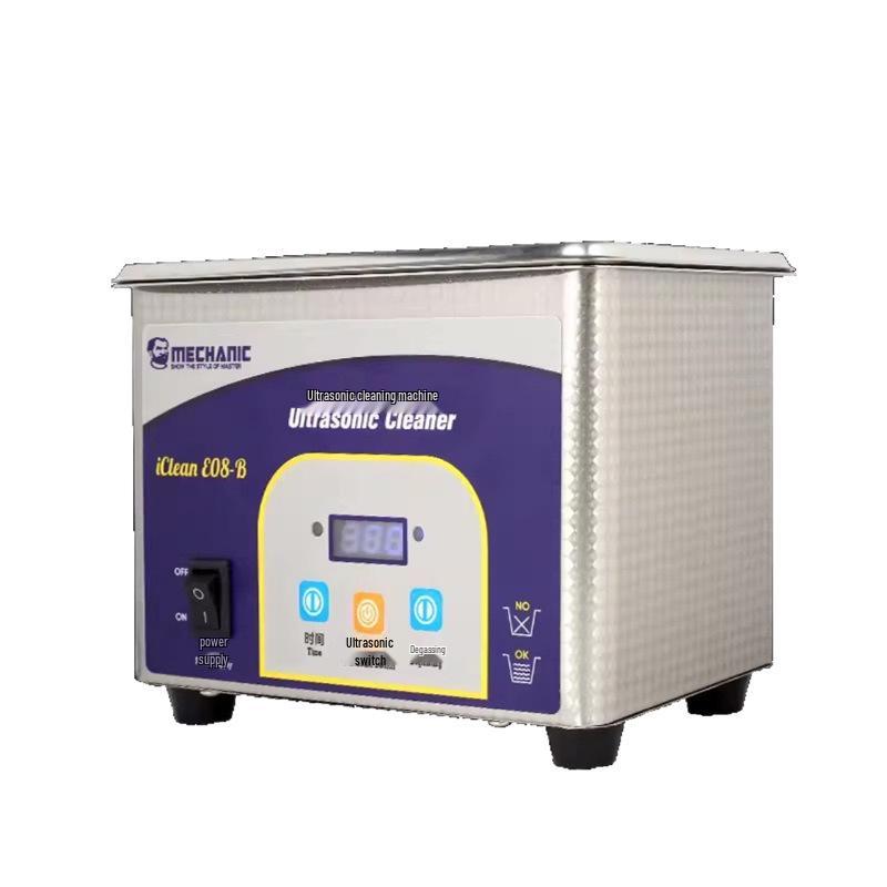 Ultrasonic Cleaner E08 for Glasses, Phones, Watches, and Motherboards
