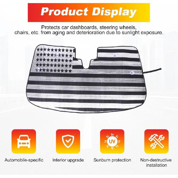 Car Windshield Sun Shade Compatible with BMW X1 U11 2023 2024 Reflector Auto Front Window Sunshade Visor Shield Cover,1Piece (Style B)