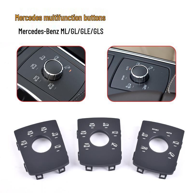 Mercedes ML/GL Class Center Console Sport Button Cover: GLE350 W166 Multifunction.