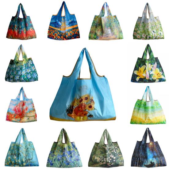 Boodschappentas Polyester Scheurbestendige Tas Grote Capaciteit Opvouwbare Herbruikbare Boodschappentas