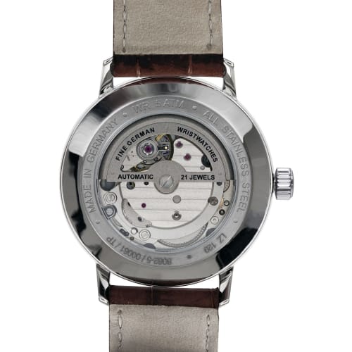 Zeppelin Lz129 Hindenburg Men's Analog Automatic Watch with Genuine Leather Case, Model 8062-5