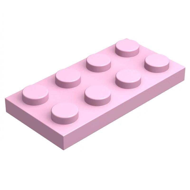 Non-Toxic 10Pcs 3020 2X4 Basic Building Blocks Moc Color Loose Parts Compatible With Brick Diy Children'S Toy Assembly Gift Box