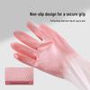 Women's Waterproof Latex Dishwashing Gloves - Durable, Long, and Wear-Resistant
