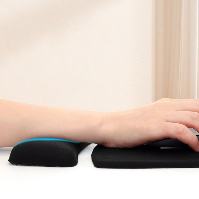Flexible Split Design Silicone Wrist Rest Mousepad Skid Comfort Computer Accessory