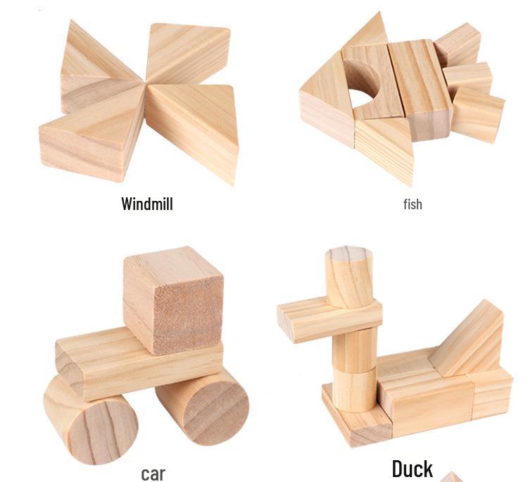 Montessori Educational Construction Toys: Children's Building Blocks Set for Kindergarten & Early Education