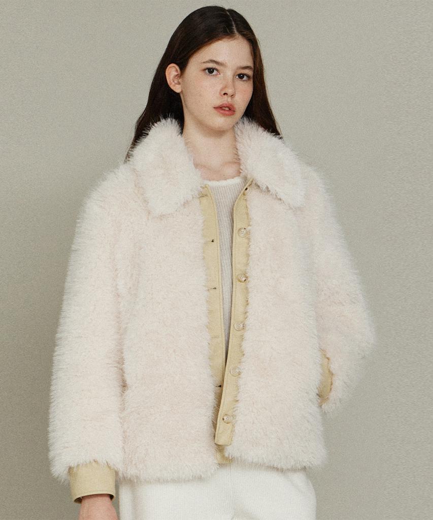 Itov Seoul Button Fur Jacket Iv