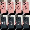 For Apple iPhone 17 17Pro 17ProMax Phone Case Simple Letter Love Heart Pattern Couple Style Soft Silicone Non Slip Durable Shell