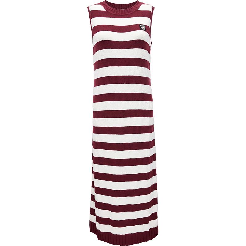 ONLY Women's Striped Knit Maxi Dress