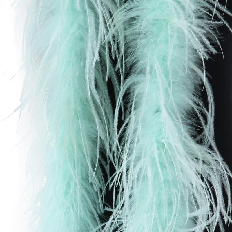 Stylish Ostriches Plumage Neck Wrap For Outfits And Home Decoration